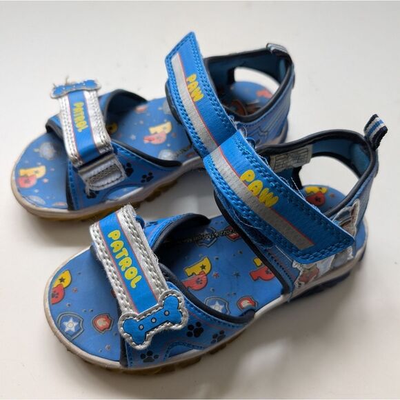 Paw Patrol Other - Nickelodeon TM Boy Sandals Paw Patrol Open Toed Kids Size 10 Light Ups
